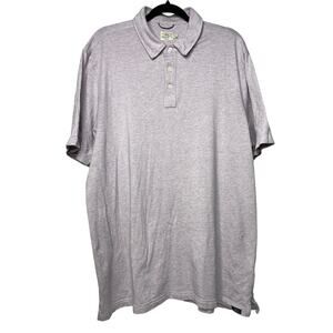 Faherty Movement Short-Sleeve Polo Men's XL Purple Cotton Blend Stretch Golf